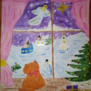 Сурикова Анастасия 7 лет "В ожидании Рождества"